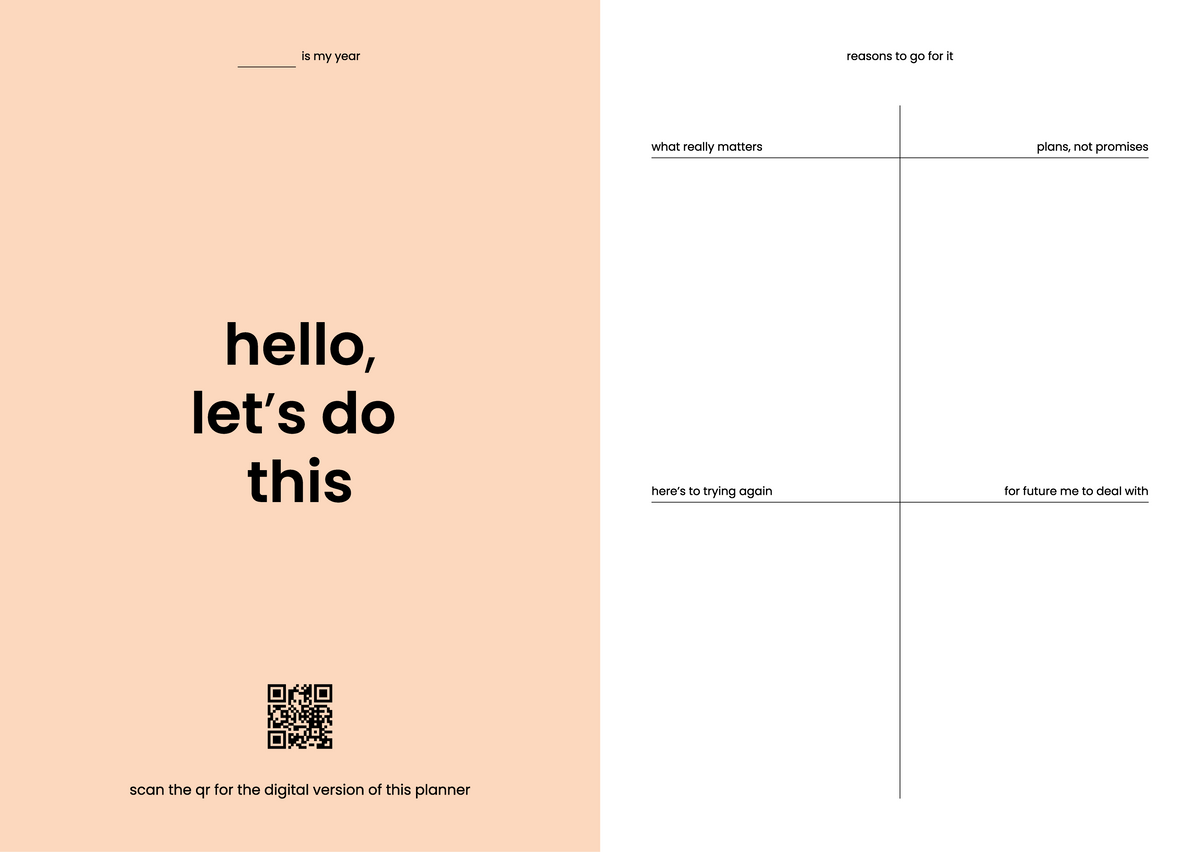 Planner Preview Page