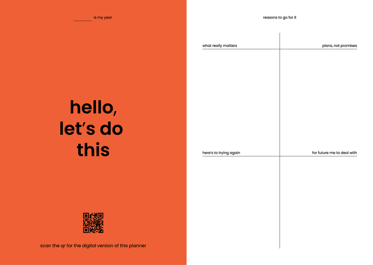 Planner Preview Page