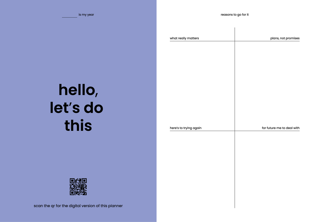 Planner Preview Page