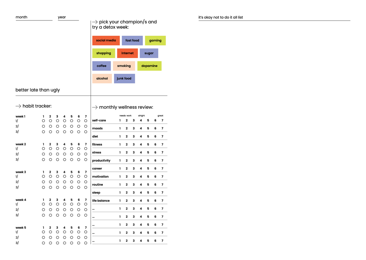 Planner Preview Page